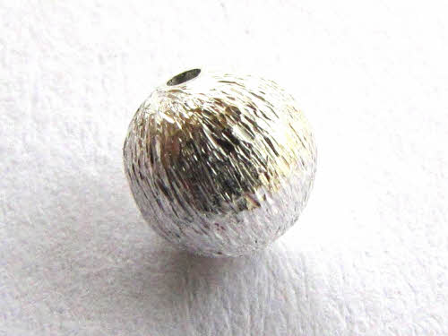 Kugel, gebrstetes Silber 925/-, ca. 6mm